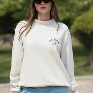 Parke Women's Yellow Crew Neck Sweater